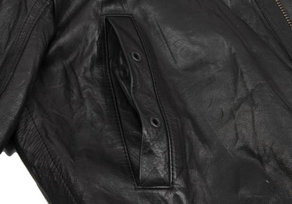 Y's for men Kangaroo Leather Ring Zip Blouson Green Size 2