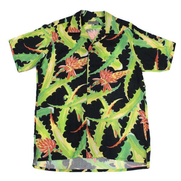 Yohji Yamamoto POUR HOMME 11SS Shirt Black/Green Size 2