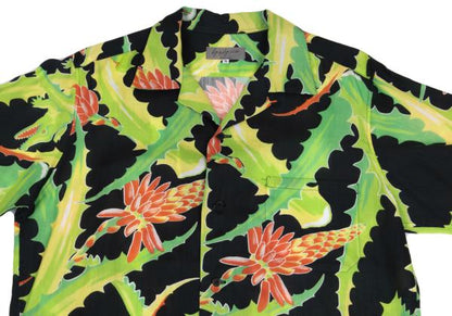 Yohji Yamamoto POUR HOMME 11SS Shirt Black/Green Size 2