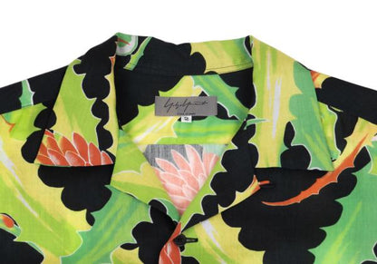Yohji Yamamoto POUR HOMME 11SS Shirt Black/Green Size 2