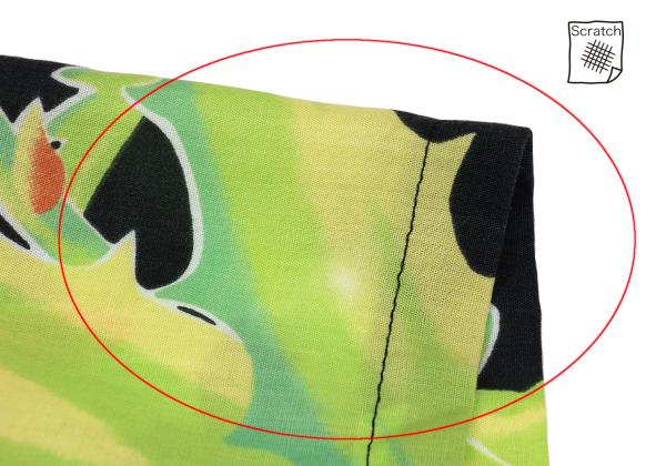 Yohji Yamamoto POUR HOMME 11SS Shirt Black/Green Size 2