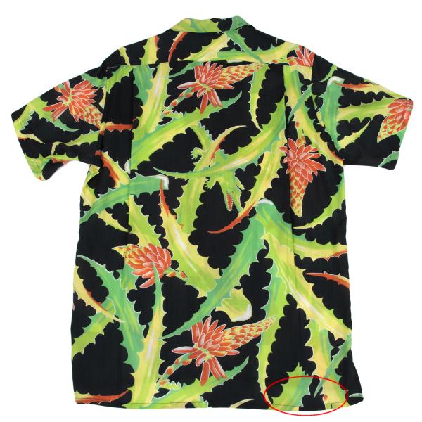Yohji Yamamoto POUR HOMME 11SS Shirt Black/Green Size 2