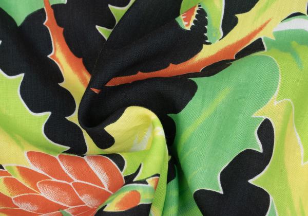 Yohji Yamamoto POUR HOMME 11SS Shirt Black/Green Size 2