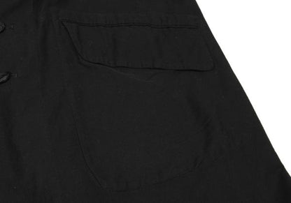 Yohji Yamamoto POUR HOMME Patch Long Jacket Black Size 2