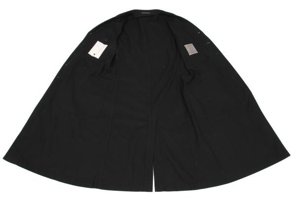 Yohji Yamamoto POUR HOMME Patch Long Jacket Black Size 2