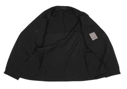 Yohji Yamamoto POUR HOMME Wool Gabardine Jacket Black Size 3