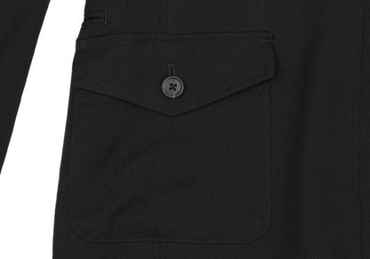 Yohji Yamamoto POUR HOMME Wool Gabardine Jacket Black Size 3