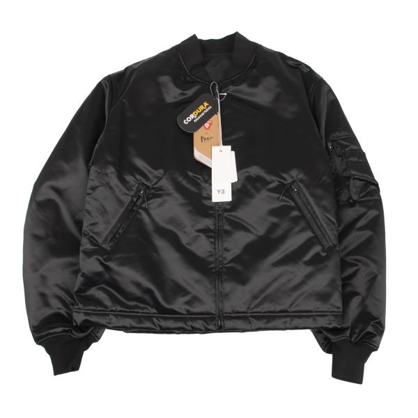 Y-3 Primaloft Nylon Bomber Jacket Black Size S