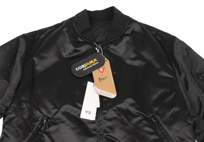 Y-3 Primaloft Nylon Bomber Jacket Black Size S