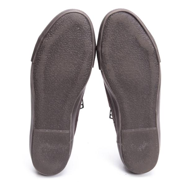 Y's for men Velcro Lace-Up Leather Dark Brown Shoes Size 27cm
