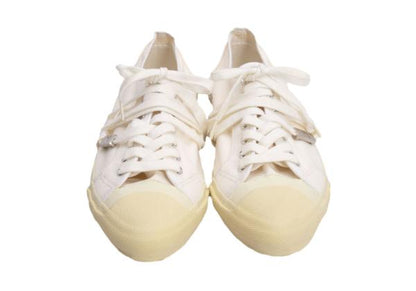 Y's for men Canvas Logo Charm Sneakers White Size 26cm