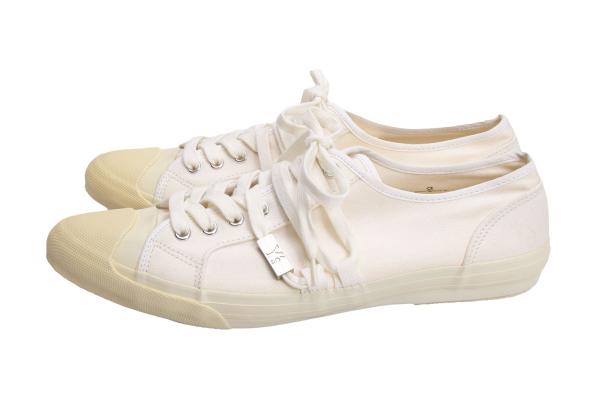Y's for men Canvas Logo Charm Sneakers White Size 26cm