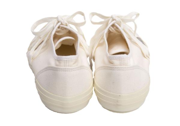 Y's for men Canvas Logo Charm Sneakers White Size 26cm
