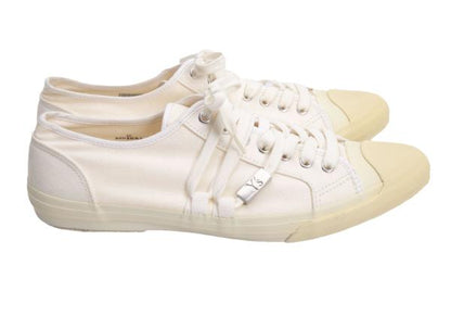 Y's for men Canvas Logo Charm Sneakers White Size 26cm