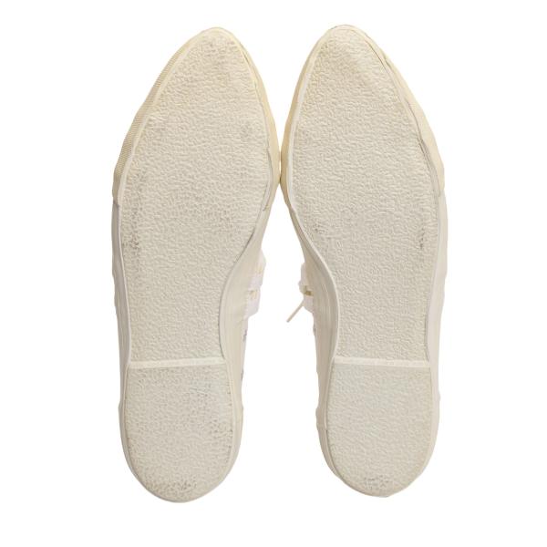Y's for men Canvas Logo Charm Sneakers White Size 26cm