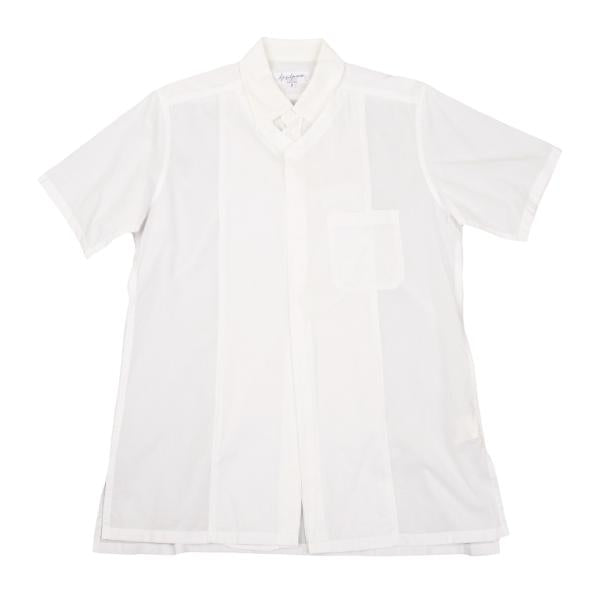 Yohji Yamamoto POUR HOMME Layered SS Shirt Off-White Size 2