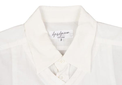 Yohji Yamamoto POUR HOMME Layered SS Shirt Off-White Size 2