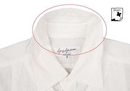 Yohji Yamamoto POUR HOMME Layered SS Shirt Off-White Size 2