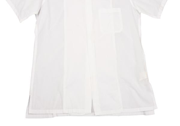 Yohji Yamamoto POUR HOMME Layered SS Shirt Off-White Size 2