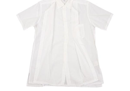 Yohji Yamamoto POUR HOMME Layered SS Shirt Off-White Size 2