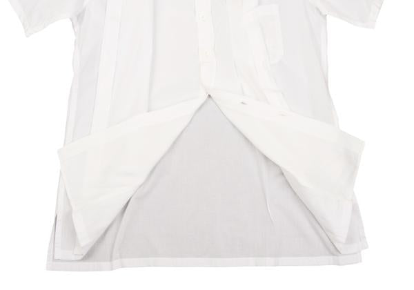 Yohji Yamamoto POUR HOMME Layered SS Shirt Off-White Size 2