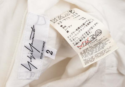 Yohji Yamamoto POUR HOMME Layered SS Shirt Off-White Size 2