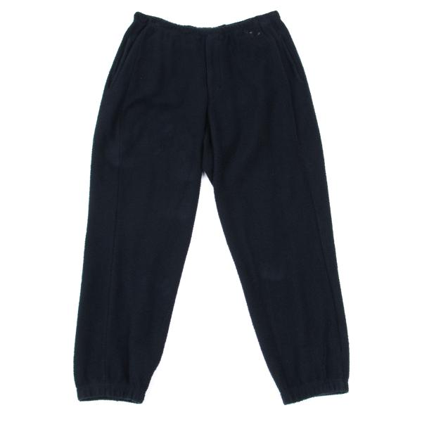 Yohji Yamamoto POUR HOMME Navy Cotton Logo Pile Pants Size 2