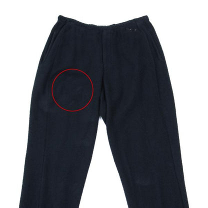 Yohji Yamamoto POUR HOMME Navy Cotton Logo Pile Pants Size 2