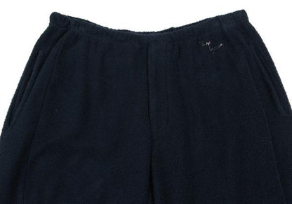 Yohji Yamamoto POUR HOMME Navy Cotton Logo Pile Pants Size 2