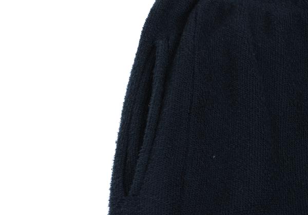Yohji Yamamoto POUR HOMME Navy Cotton Logo Pile Pants Size 2