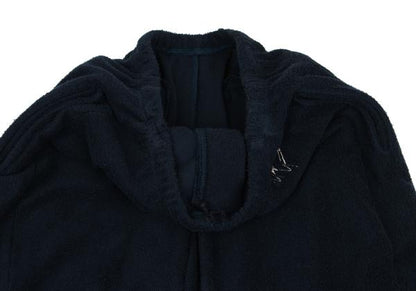 Yohji Yamamoto POUR HOMME Navy Cotton Logo Pile Pants Size 2