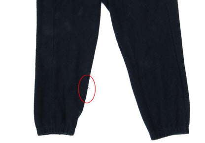 Yohji Yamamoto POUR HOMME Navy Cotton Logo Pile Pants Size 2