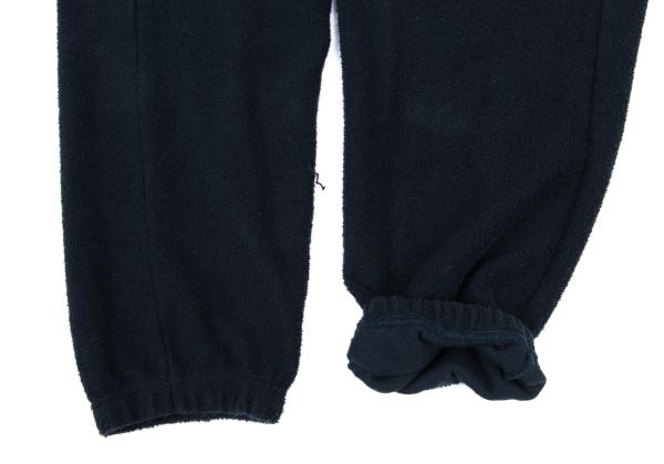 Yohji Yamamoto POUR HOMME Navy Cotton Logo Pile Pants Size 2