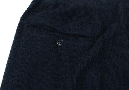 Yohji Yamamoto POUR HOMME Navy Cotton Logo Pile Pants Size 2