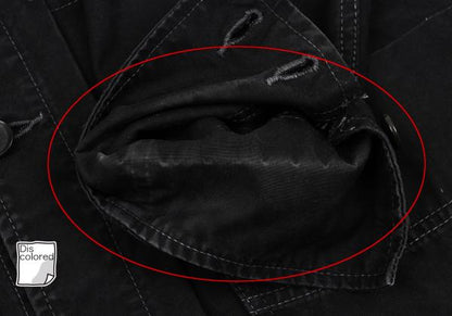 Y's for men Cotton Work Shirt Jacket Black Size 3