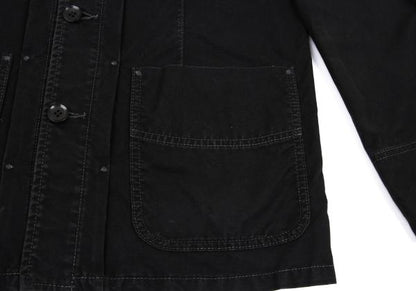 Y's for men Cotton Work Shirt Jacket Black Size 3
