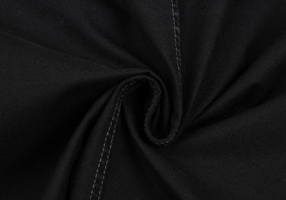 Y's for men Cotton Work Shirt Jacket Black Size 3