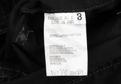 Y's for men Cotton Work Shirt Jacket Black Size 3