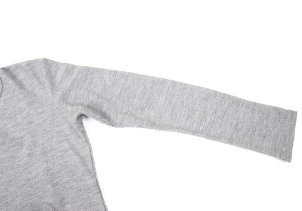 Y's for men Brushed Wool Dot Knit Gray Size 3