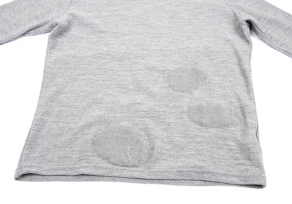 Y's for men Brushed Wool Dot Knit Gray Size 3