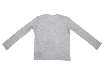 Y's for men Brushed Wool Dot Knit Gray Size 3