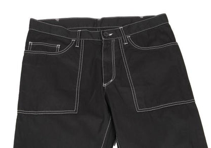 Y's for men Cotton Garment Dyed Wht Pants Black Size 2
