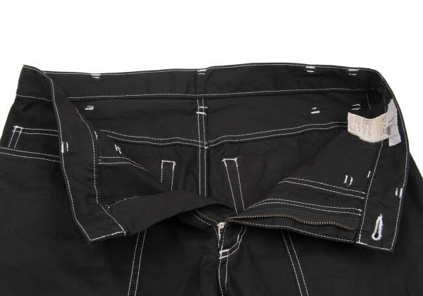 Y's for men Cotton Garment Dyed Wht Pants Black Size 2