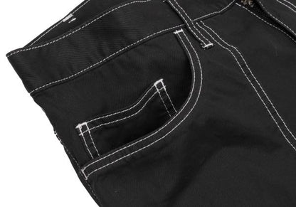 Y's for men Cotton Garment Dyed Wht Pants Black Size 2