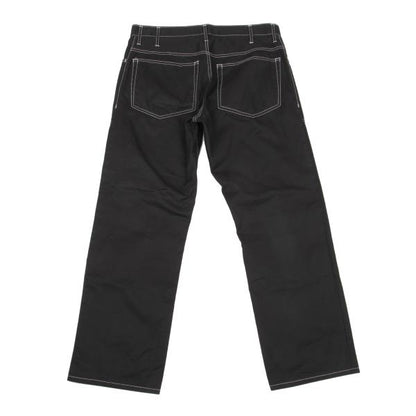 Y's for men Cotton Garment Dyed Wht Pants Black Size 2