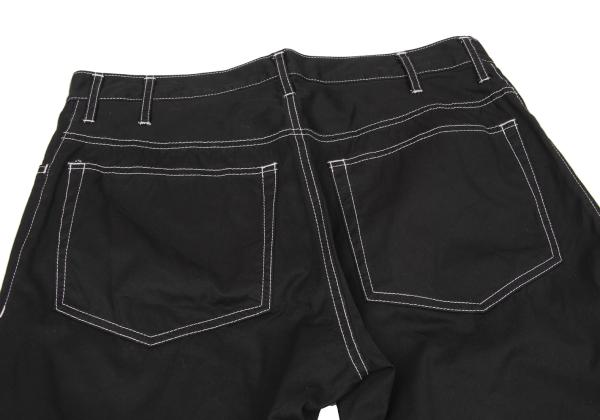 Y's for men Cotton Garment Dyed Wht Pants Black Size 2