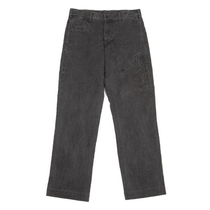 Y's for men Gray Cotton Floral Jacquard Pants Size 3