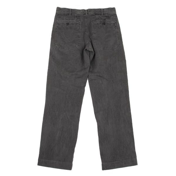 Y's for men Gray Cotton Floral Jacquard Pants Size 3