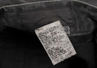Y's for men Gray Cotton Floral Jacquard Pants Size 3