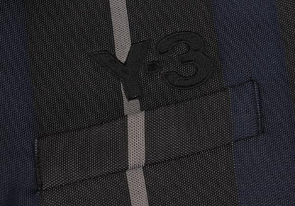 Y-3 07AW Striped Jersey Double Jacket Gray Size S/P